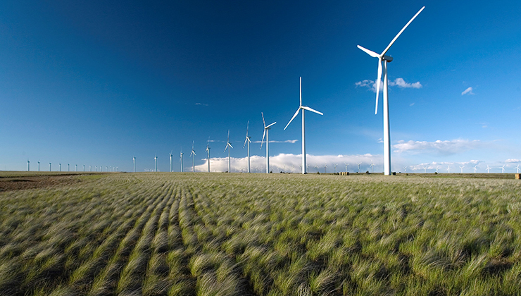 Wind turbines at Avangrid’s Big Horn Wind Project