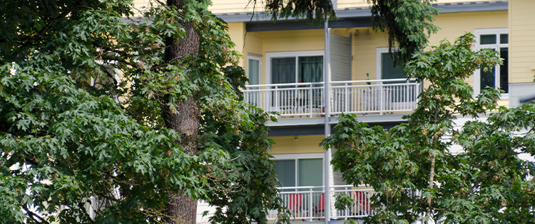 apartment complex for multifamily electrification