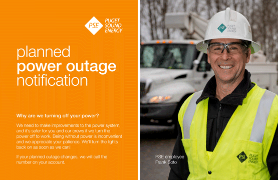 PSE  Planned Power Outages