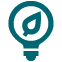 Energy-saving informational resources icon