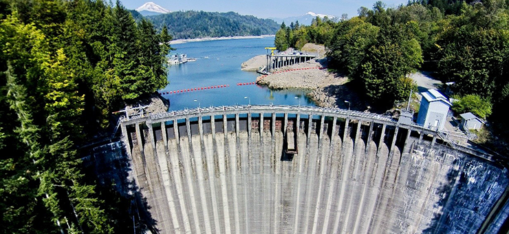 Lower Baker River dam