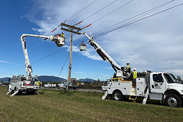 Lake tradition pole work