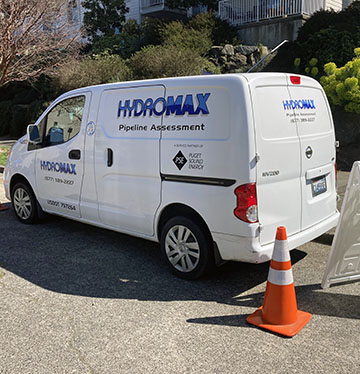 Hydromax co-branded van