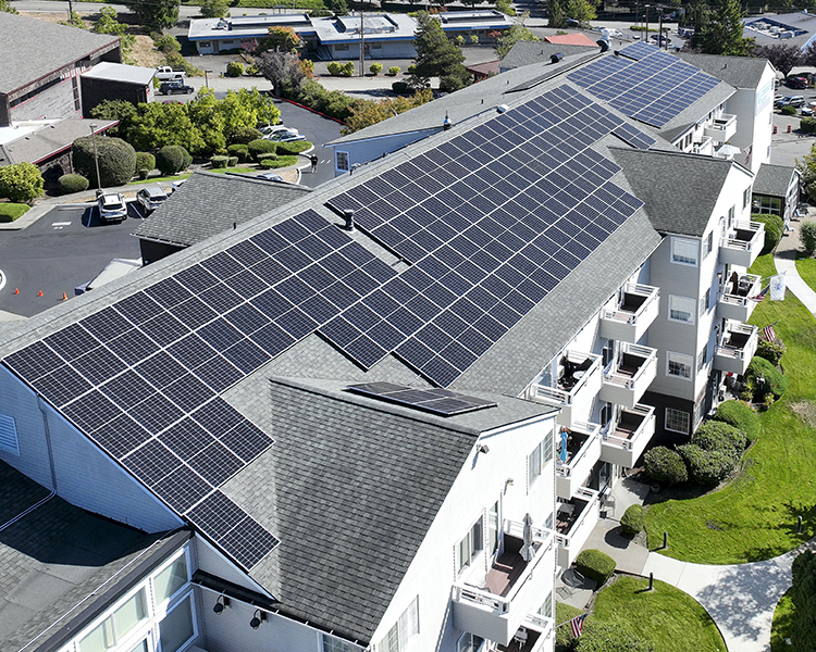 Canterbury Manor successfully installed a solar energy system through a partnership with PSE's Solar Grant program