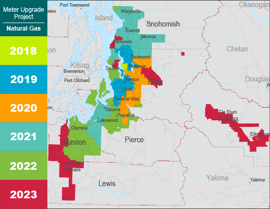 Natural Gas Deployment Map