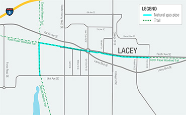 Map image 0174_NorthLaceyGasProjectRouteMap_0626