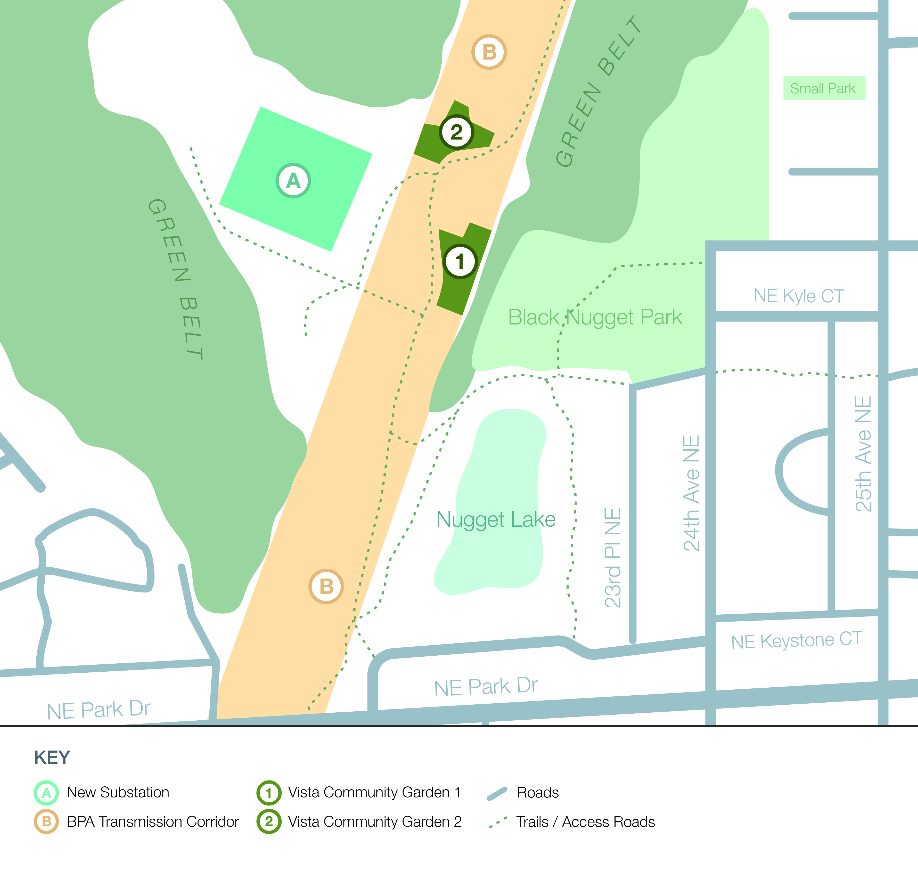 Grand Ridge Substation Location Map