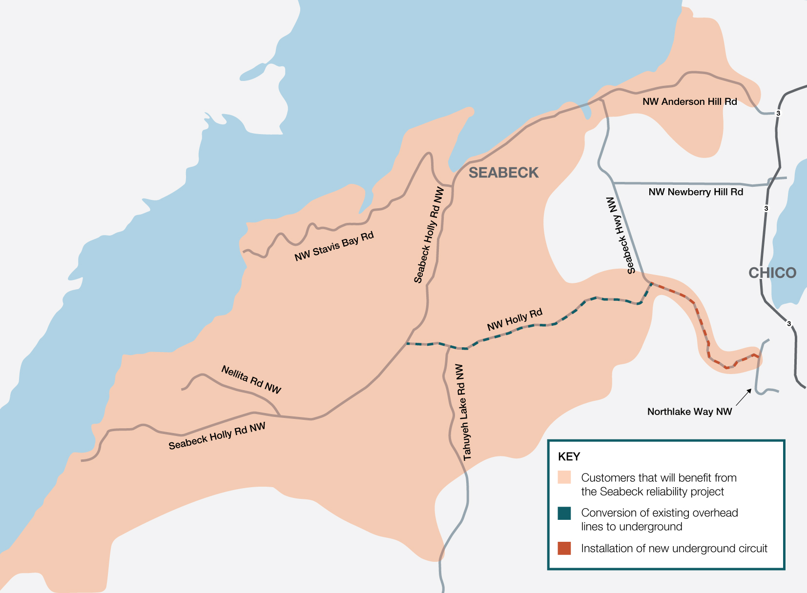 Seabeck Reliability Map