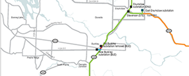 Electron Heights 到 Enumclaw 55 kV 至 115