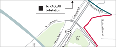 Actualización de la línea de transmisión Talbot-Paccar