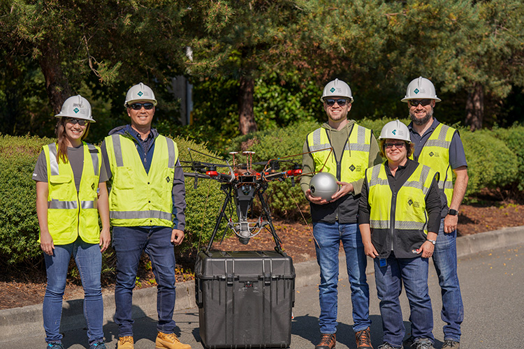 As part of the Dynamic Line Rating pilot, we installed over 75 smart monitoring devices on 100 miles of power lines in 2025