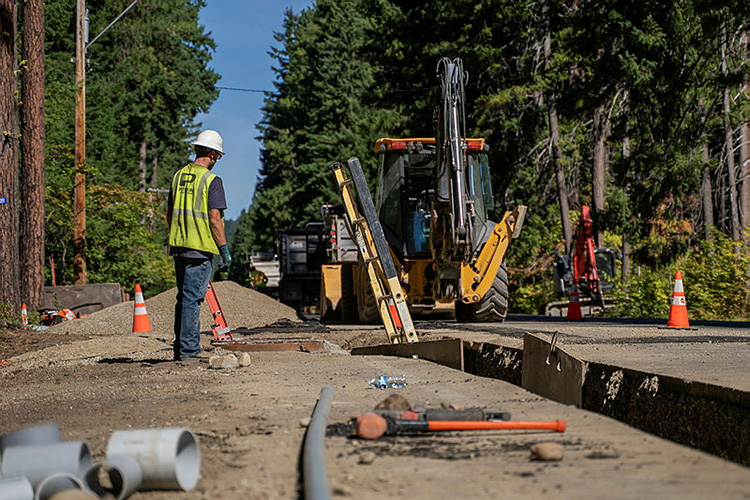 Undergrounding project in Cle Elum, Kittitas 