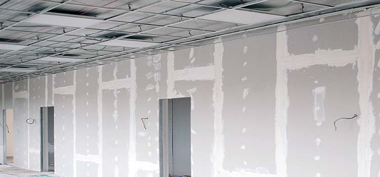 Office building interior under construction