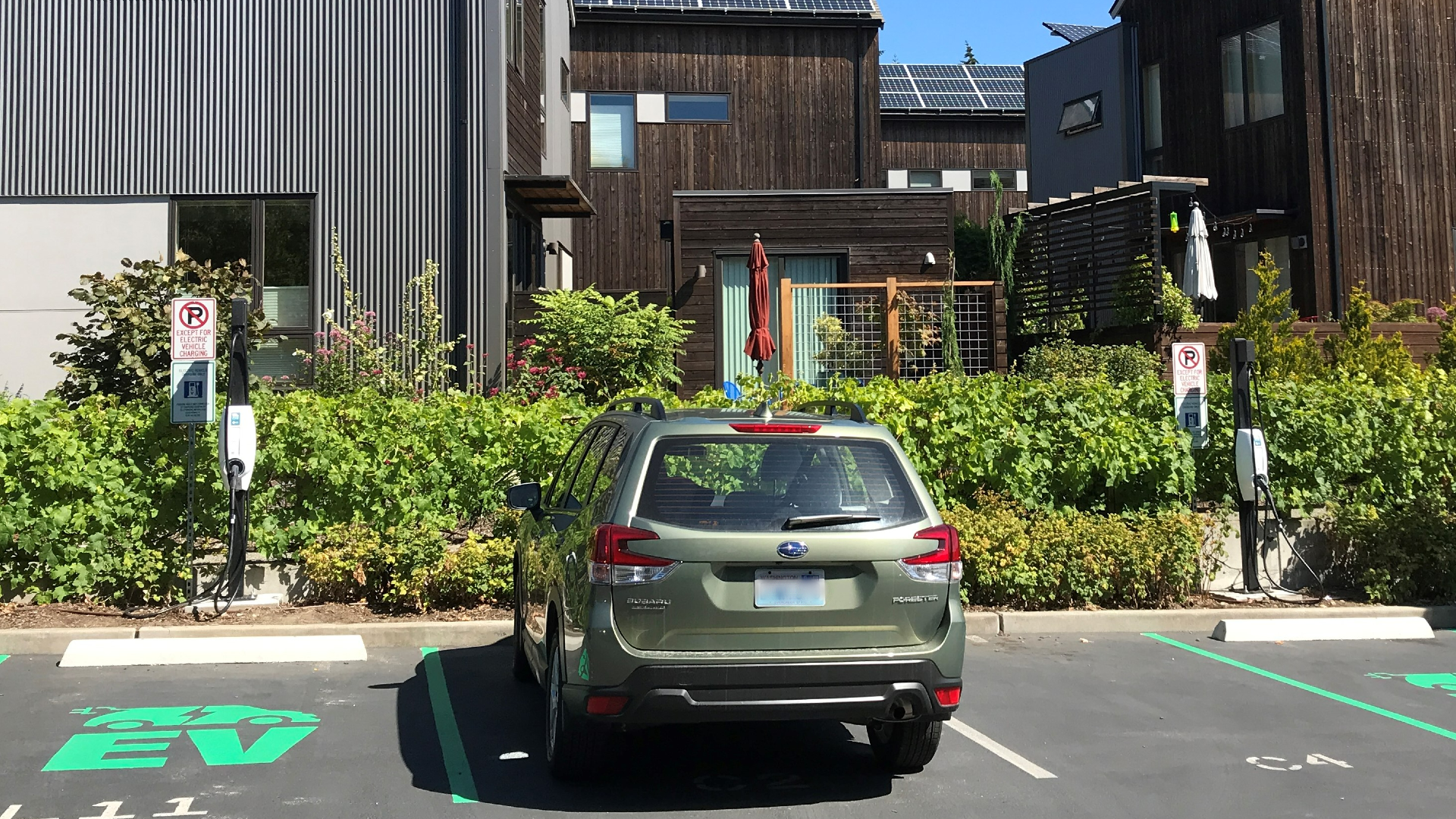 Grow Community on Bainbridge Island was one of 35 properties in our service area to receive electric vehicle charging for its tenants through our Multifamily Charging pilot.