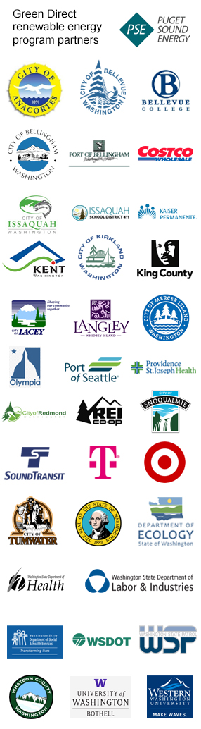 Green Direct renewable enery program partners