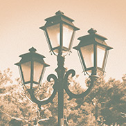 Gas lamp photo