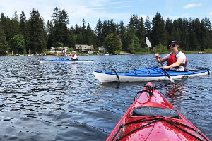 Mark kayaking