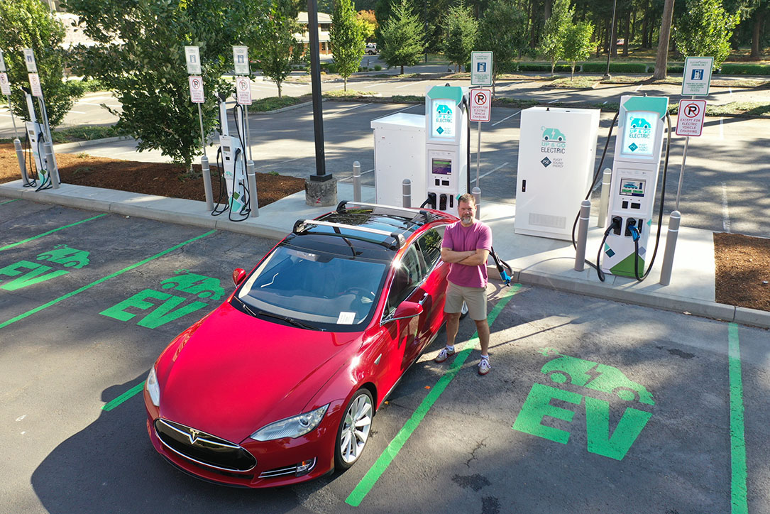 EV Red Car